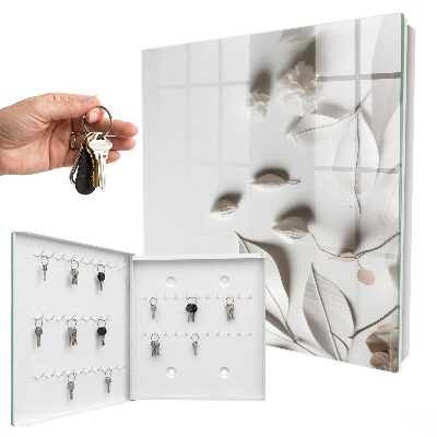 Key storage box White sheets