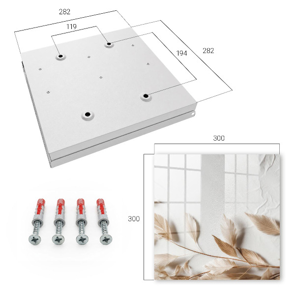Key cabinet for wall Gentle nature