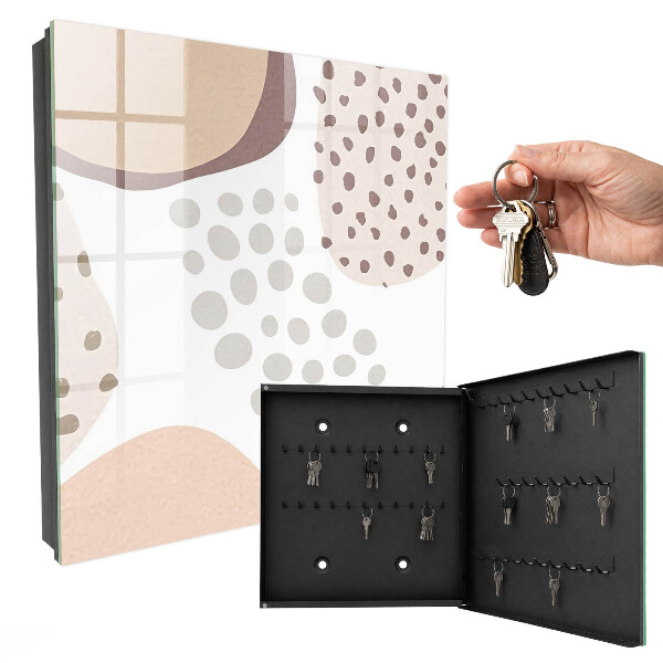 Key storage box Organic shapes