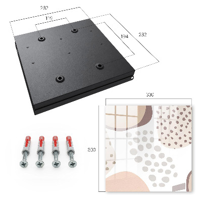 Key storage box Organic shapes