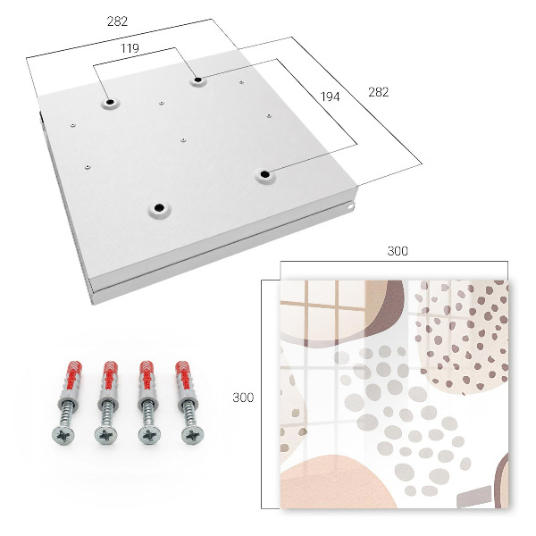 Key storage box Organic shapes