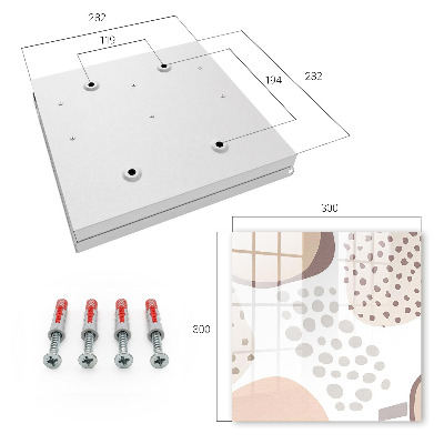 Key storage box Organic shapes