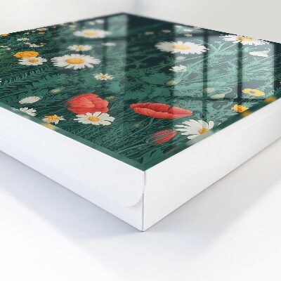 Key cabinet for wall Flower meadow