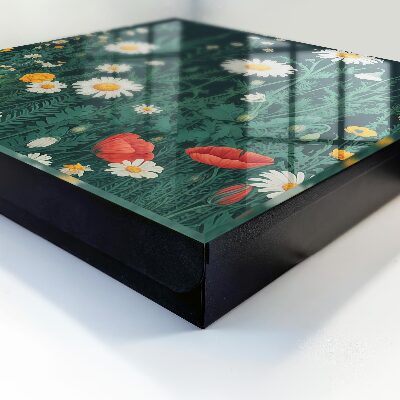 Key cabinet for wall Flower meadow