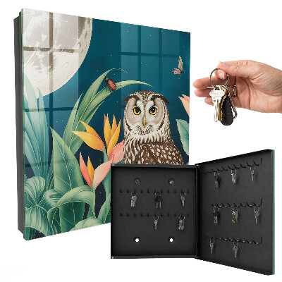 Key storage box Exotic landscape