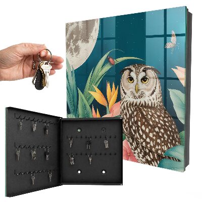 Key storage box Exotic landscape