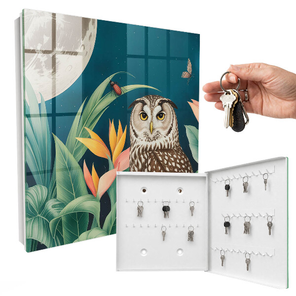 Key storage box Exotic landscape