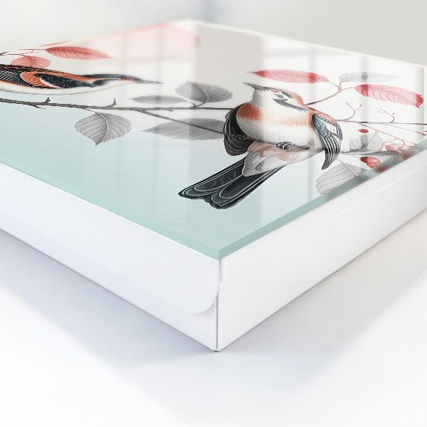 Key cabinet for wall Birds nature