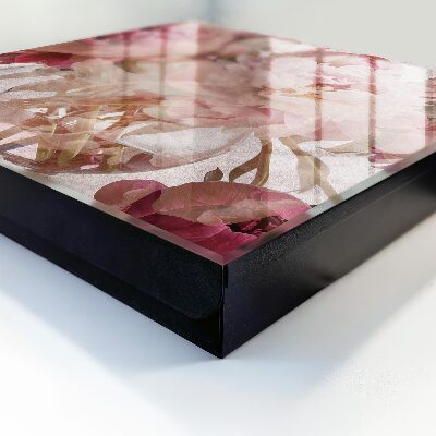 Key cabinet for wall Romantic flowers