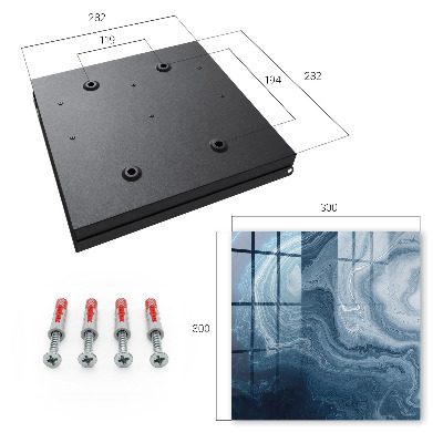 Key cabinet for wall Space vortex