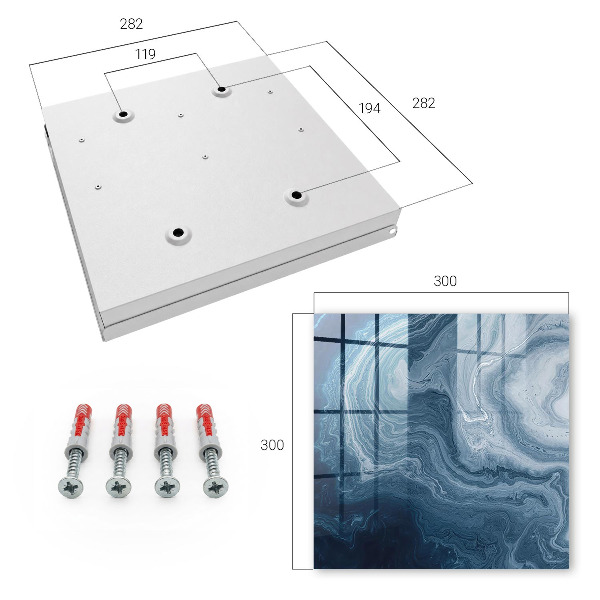 Key cabinet for wall Space vortex