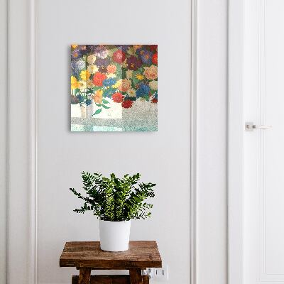 Key cabinet for wall Flower paradise