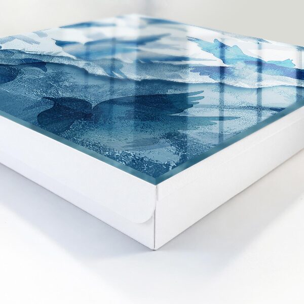Key storage box Watercolor birds