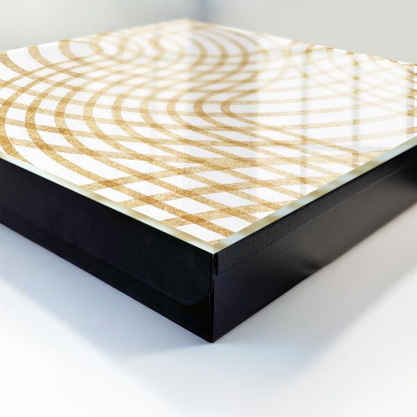 Key cabinet for wall Curly lines