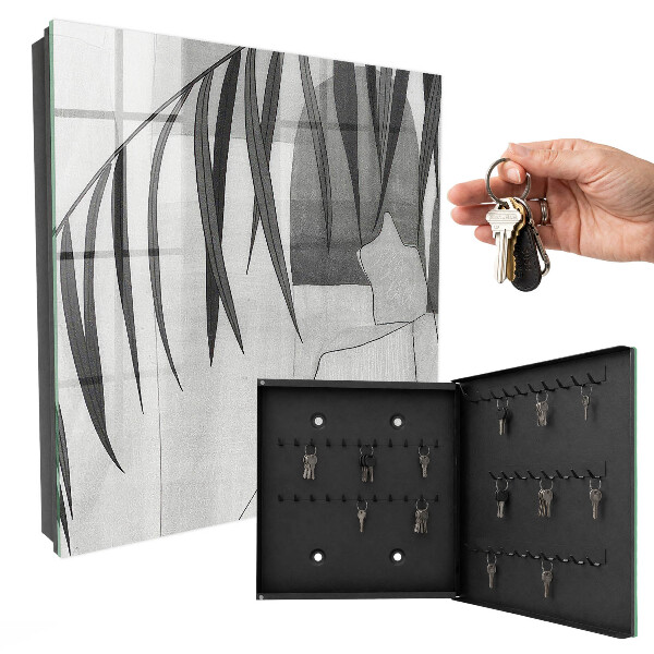 Key box Gray leaves