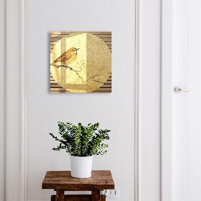 Key storage box Cream bird