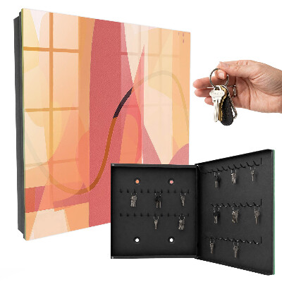 Key cabinet for wall Colorful bows