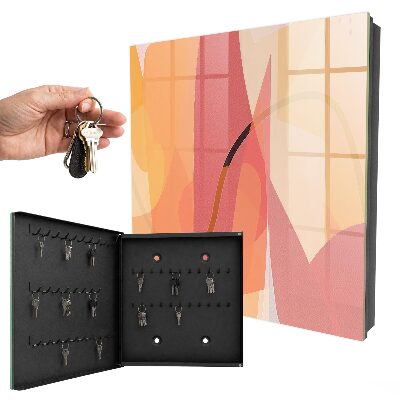 Key cabinet for wall Colorful bows