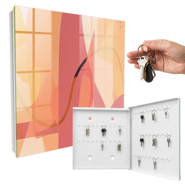 Key cabinet for wall Colorful bows