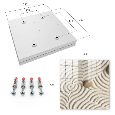 Key storage box Zen composition