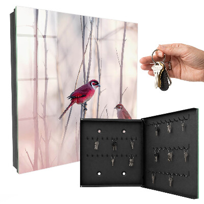 Key cabinet for wall Two birds