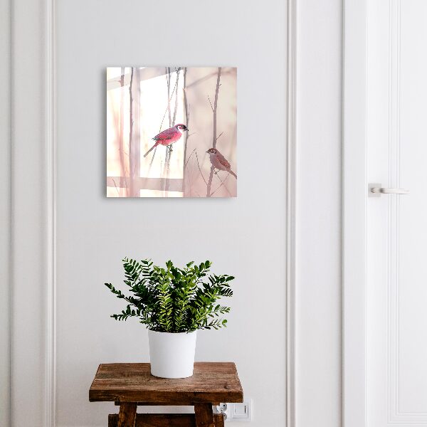 Key cabinet for wall Two birds
