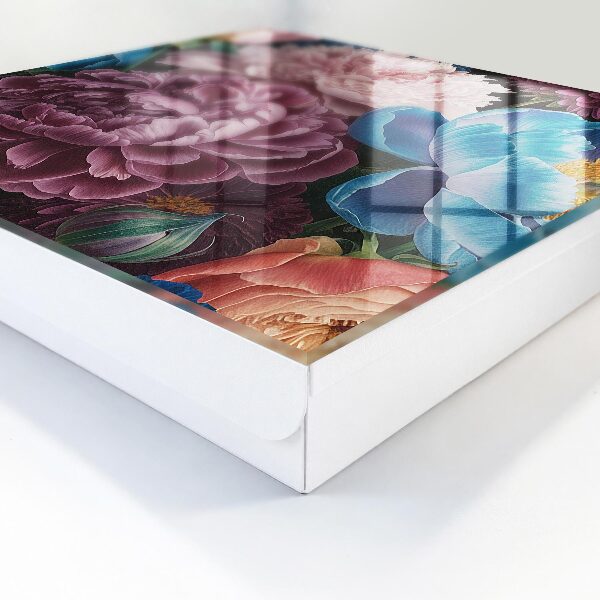 Key box Colorful flowers
