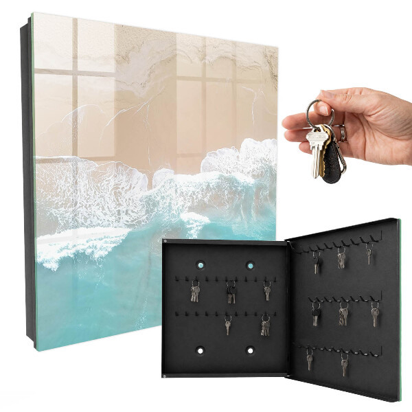 Key cabinet for wall Relaxing on the beach