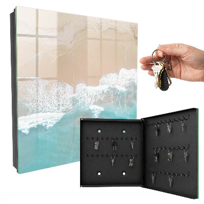 Key cabinet for wall Relaxing on the beach
