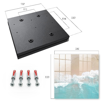 Key cabinet for wall Relaxing on the beach