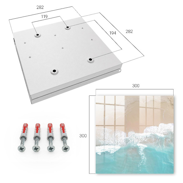 Key cabinet for wall Relaxing on the beach