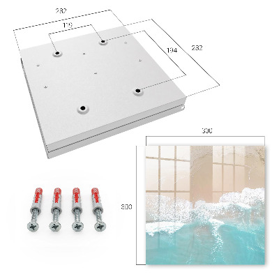 Key cabinet for wall Relaxing on the beach