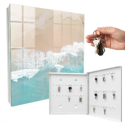 Key cabinet for wall Relaxing on the beach