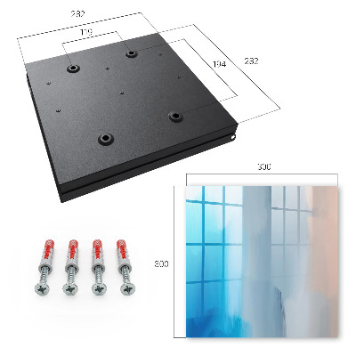 Key cabinet for wall Relaxation gradient