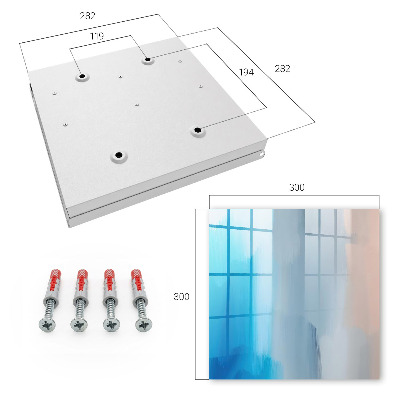 Key cabinet for wall Relaxation gradient