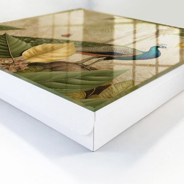 Key storage box Exotic landscape