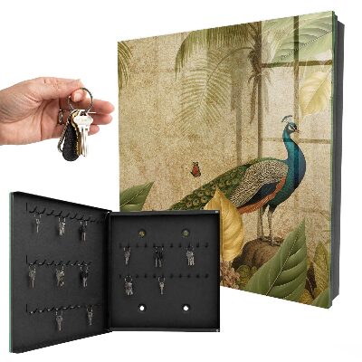 Key storage box Exotic landscape