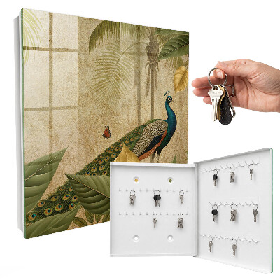 Key storage box Exotic landscape