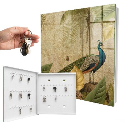 Key storage box Exotic landscape