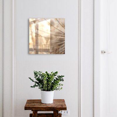 Key cabinet for wall Beige dandelions