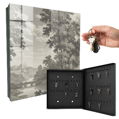 Key storage box A peaceful country