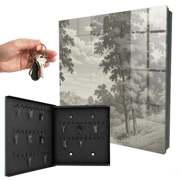 Key storage box A peaceful country