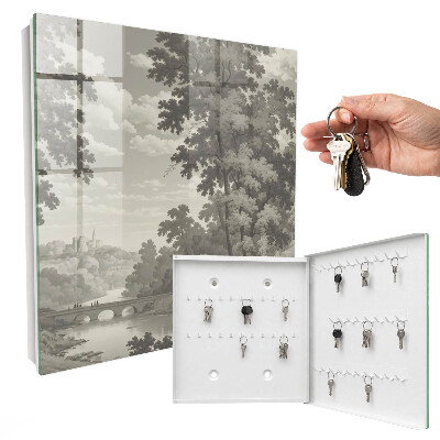 Key storage box A peaceful country