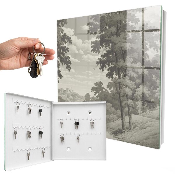 Key storage box A peaceful country