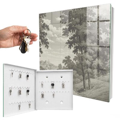 Key storage box A peaceful country