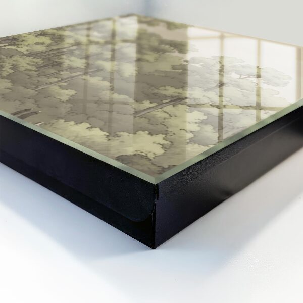 Key cabinet for wall Green forest
