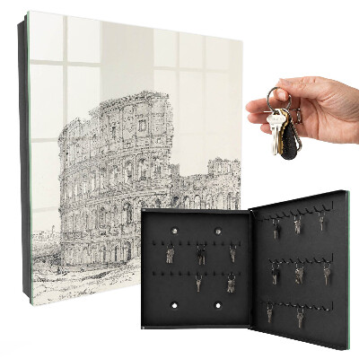 Key cabinet for wall Ancient amphitheater