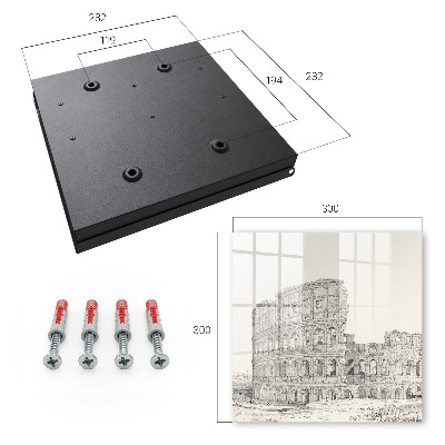 Key cabinet for wall Ancient amphitheater