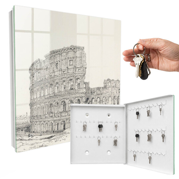 Key cabinet for wall Ancient amphitheater