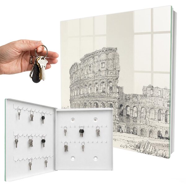 Key cabinet for wall Ancient amphitheater